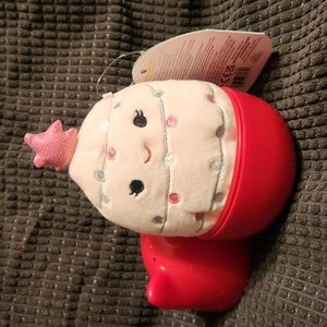 NWT Squishmallows 4" "Garnet" Pink Christmas Tree Mystery Capsule Plush